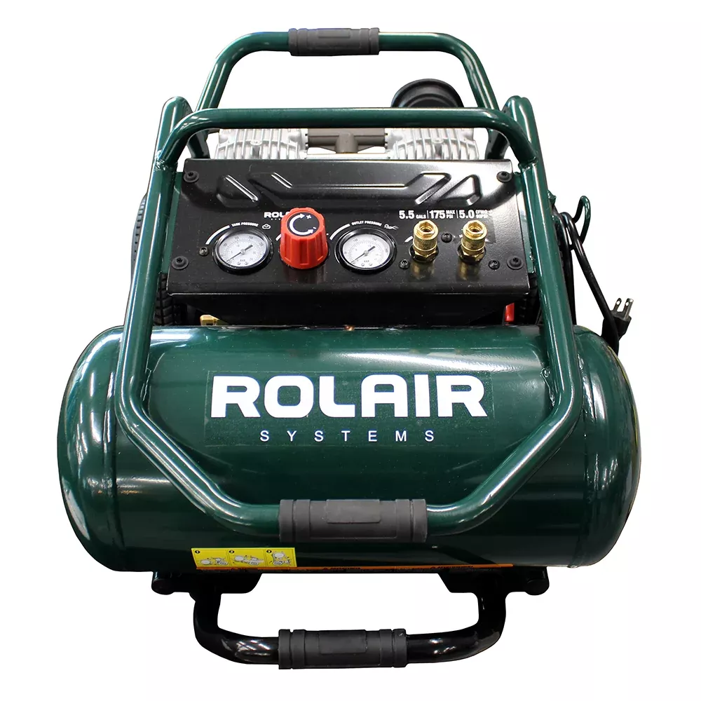 2 HP 2 2 Stage Portable Air Compressor 175 PSI Rolair FCOL22LS6