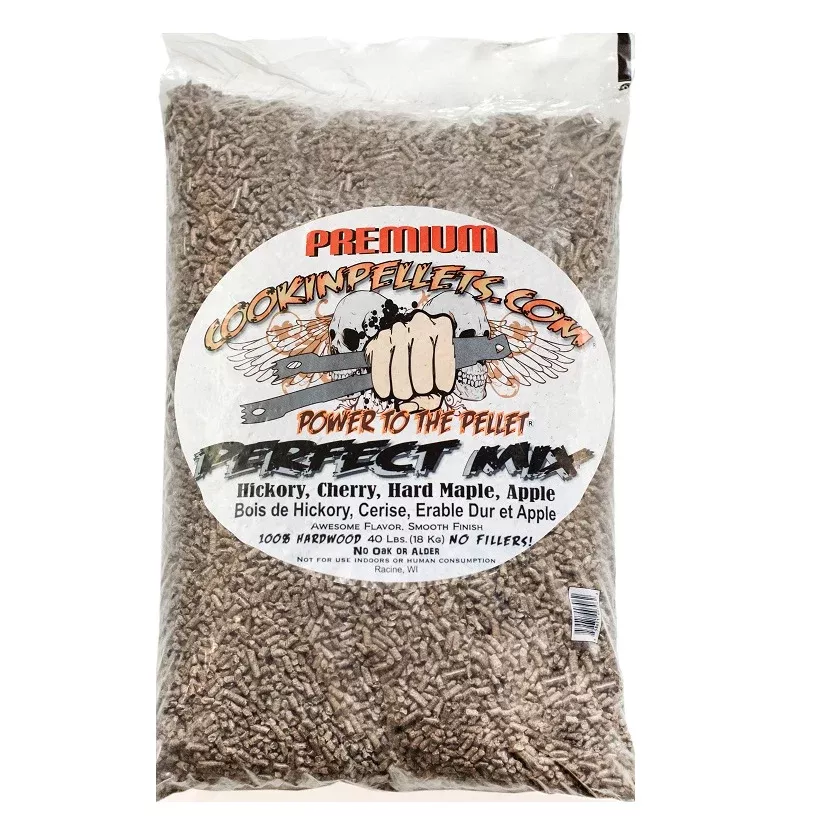 40 lbs Perfect Mix 40 LB Hickory Cherry Maple & Apple Cooking BBQ Pellets