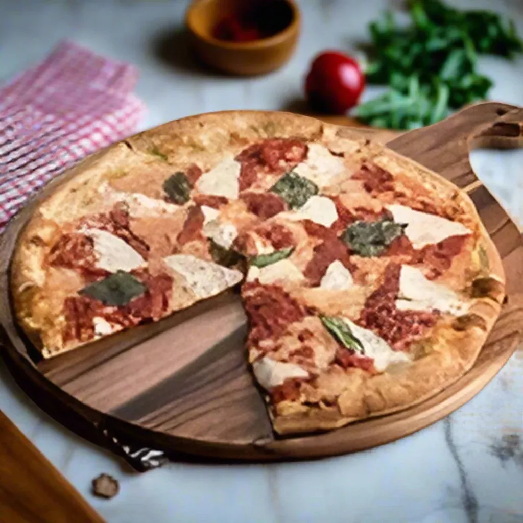 Acacia Wood Cutting / Charcuterie Board -Round