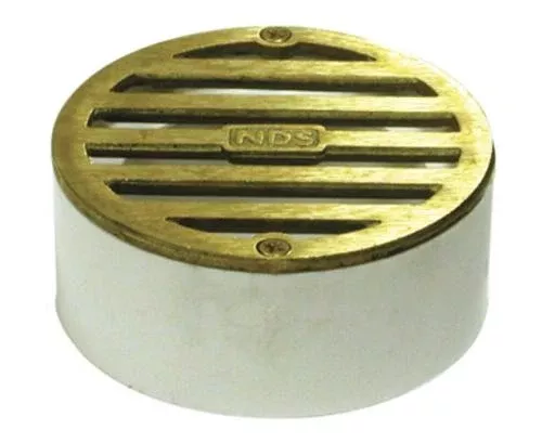 ADS 0330SDSBR Drop-In Grate With Collar 3"
