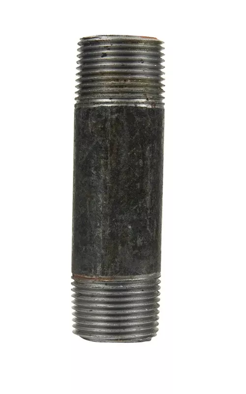 Anvil 8700143509 Steel Pipe Nipple, 1-1/2" x 4", Black