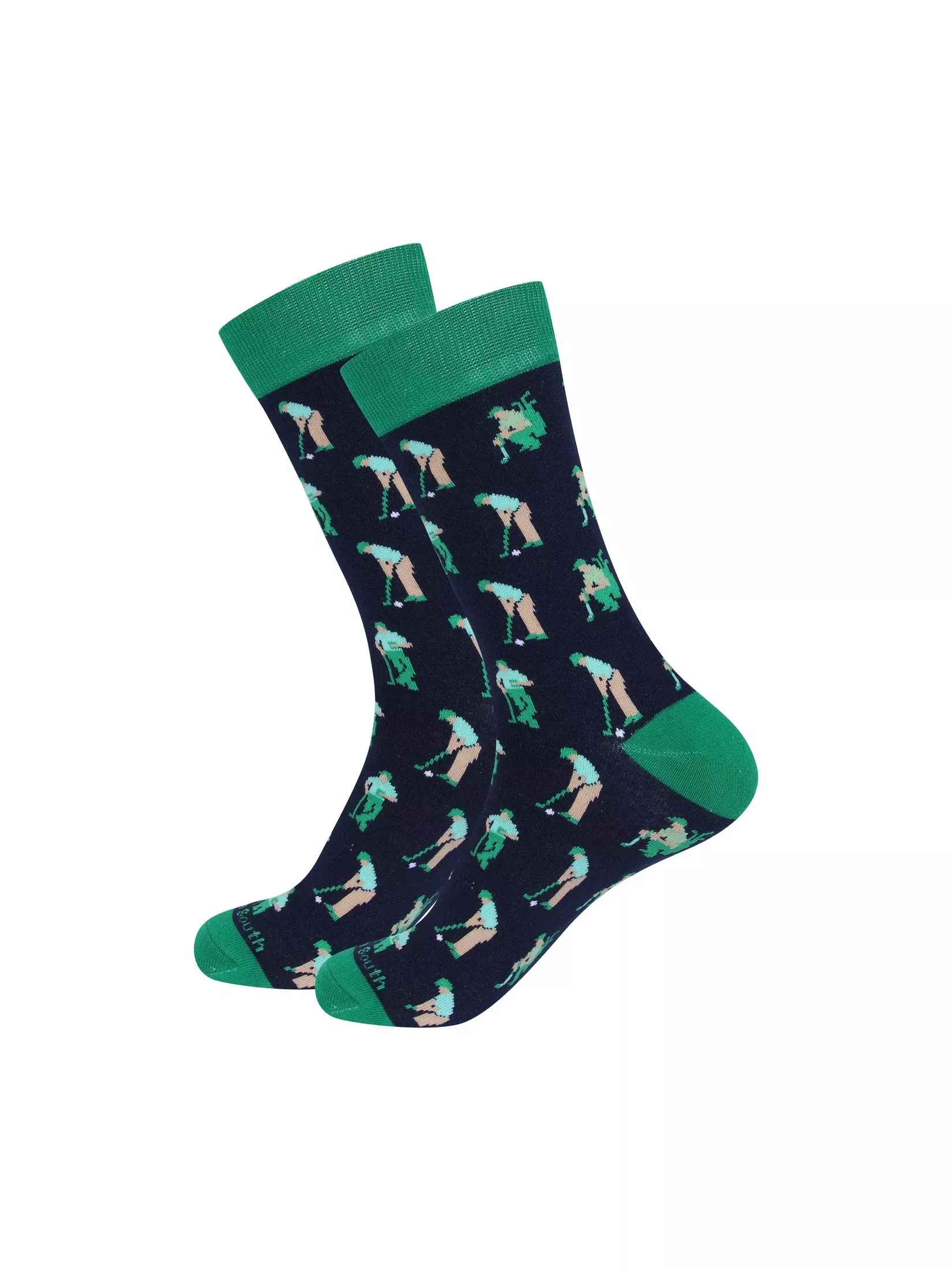 At The Course Green Socks