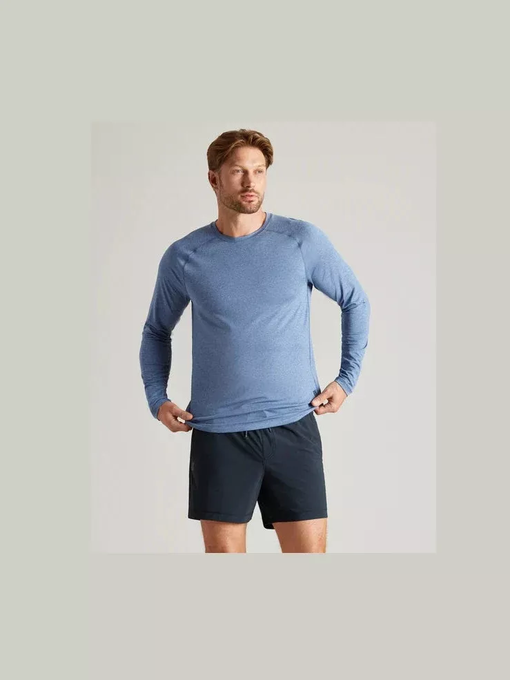 Atmosphere Long Sleeve Tee - Vintage Indigo / Slate Blue