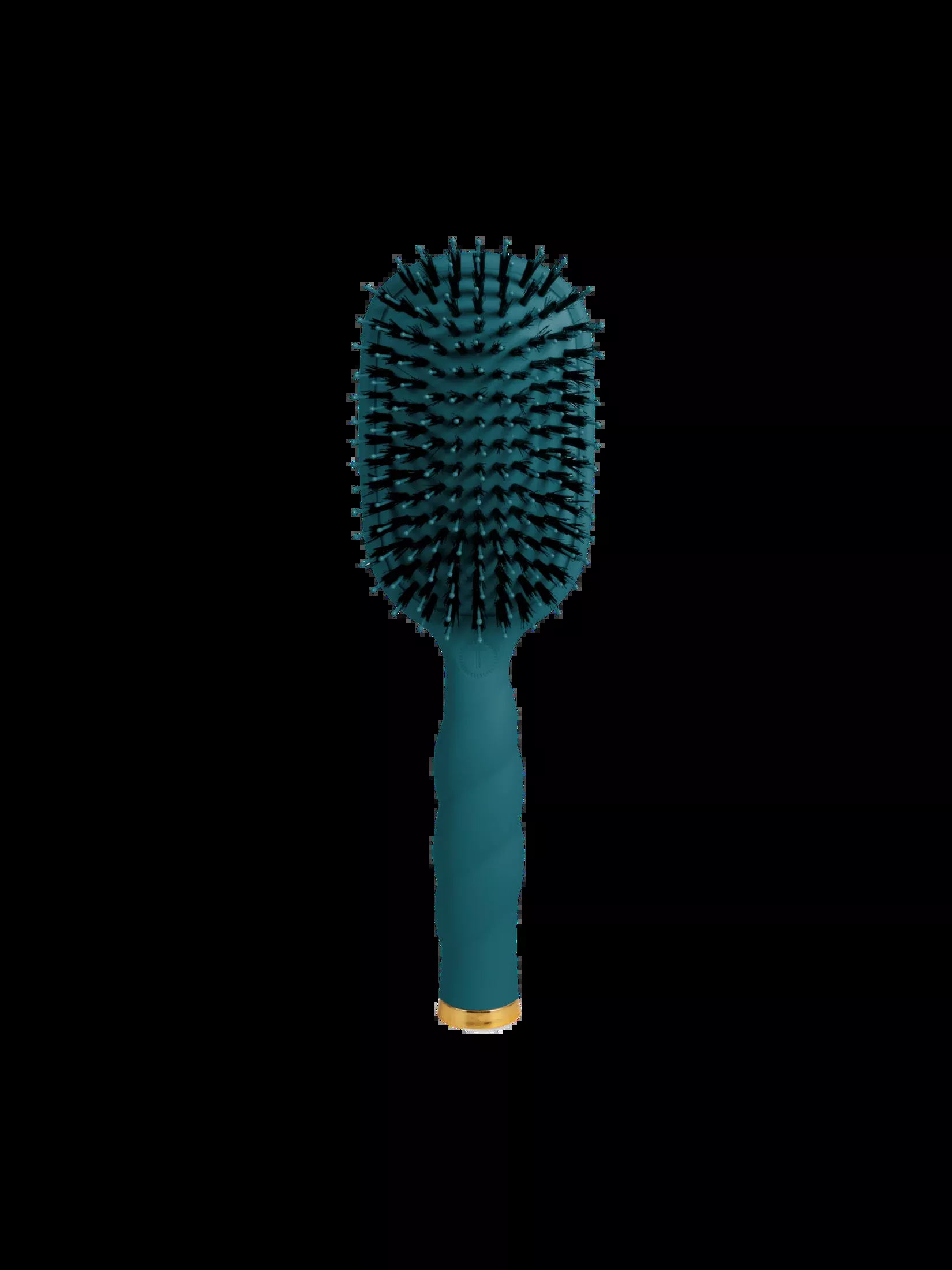 Boar Bristle Hair Brush - Teal With It