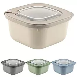 Bulk Airtight Food Storage Containers – Smooth Square 61 oz | 24 pcs