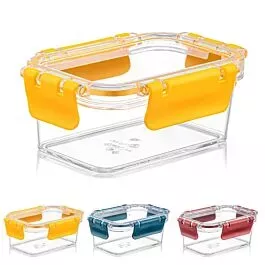 Bulk Airtight Storage Containers – 30 oz Wide Rectangular | 24 pcs