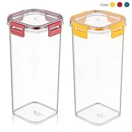 Bulk Airtight Storage Containers – 61 oz Square | 24 pcs