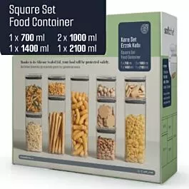 Bulk Airtight Storage Containers – Portion Control Set