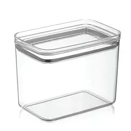 Bulk Food Storage Containers with Lid – 51 oz Rectangular | 24 pcs