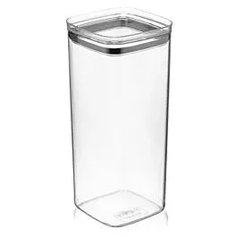 Bulk Food Storage Containers with Lid – 71 oz Tall Square| 24 pcs
