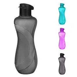 Bulk Plastic Water Bottles – 24 oz Curved Grip Customizable Design | 20 pcs