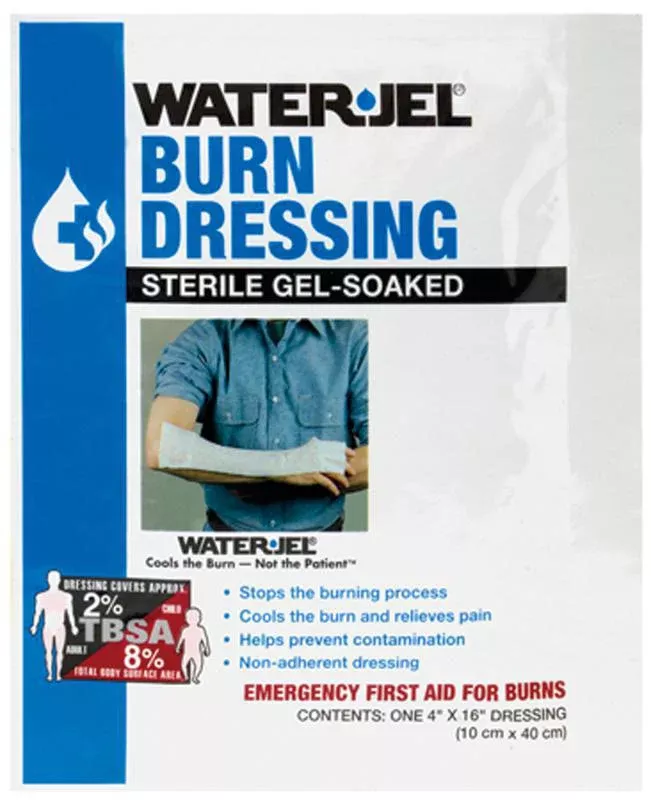 Burn Dressing - Safecross Water-Jel, Burn Dressing, 10.2 x 40.6 cm 06628
