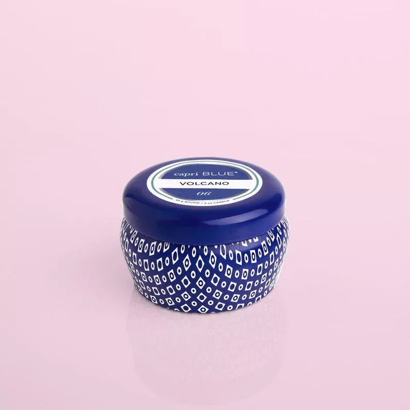 Capri Blue - Volcano Signature Blue Mini Tin Candle