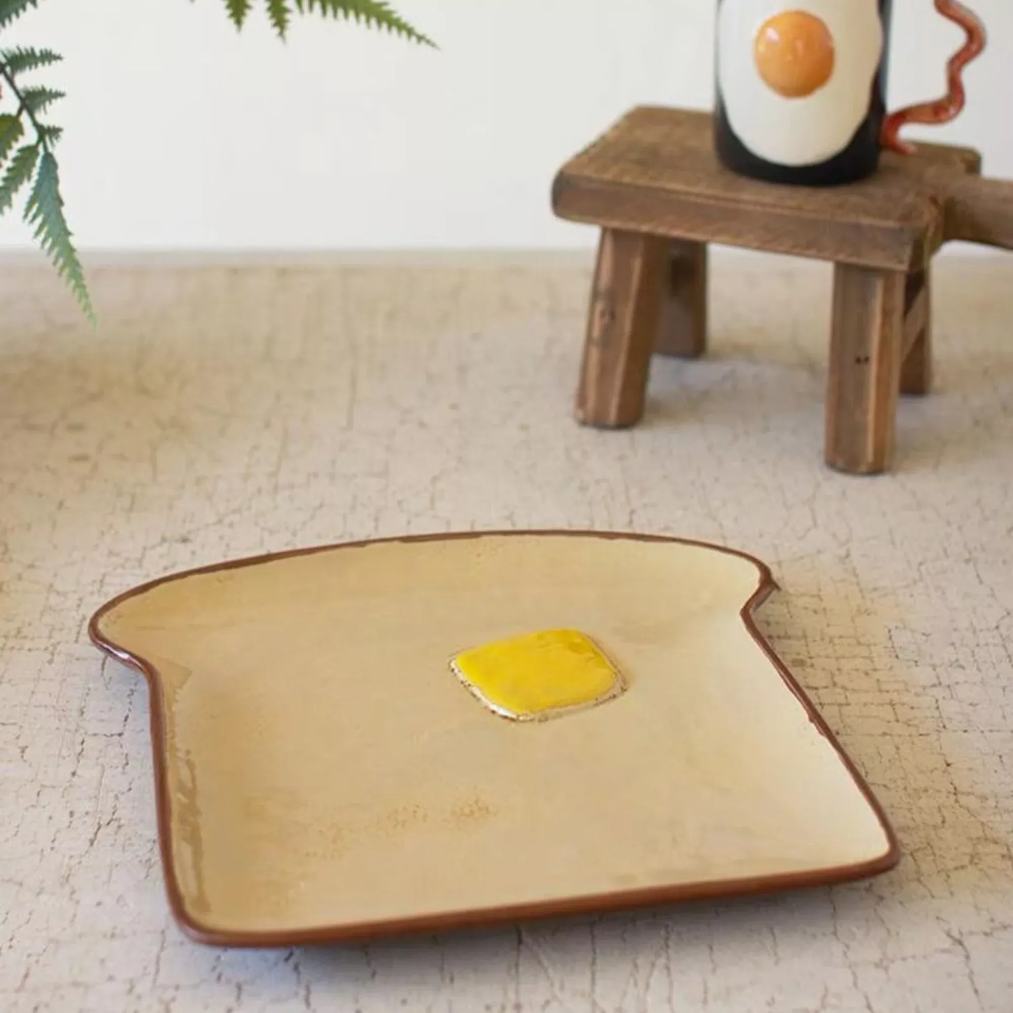 Ceramic Toast Platter