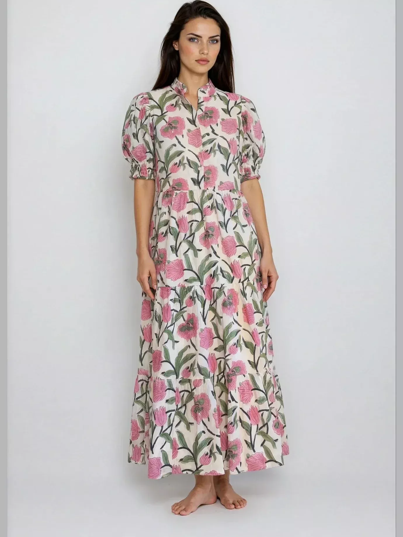 Charleston Midi dress - Pink