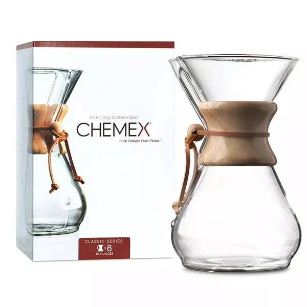 Chemex 8 Cup Classic Pour-Over Coffeemaker