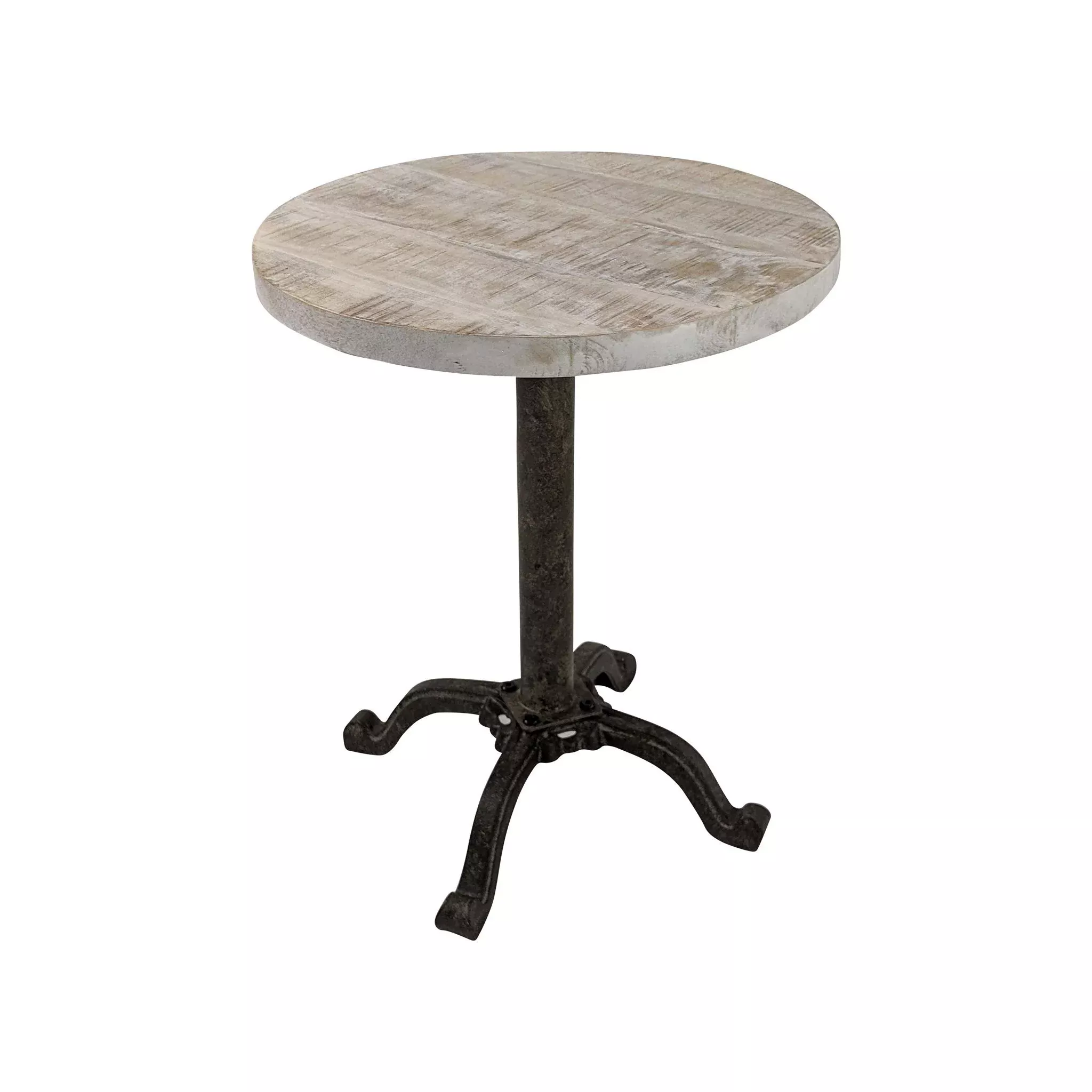Colton Adjustable Vintage Table, Natural Driftwood Top
