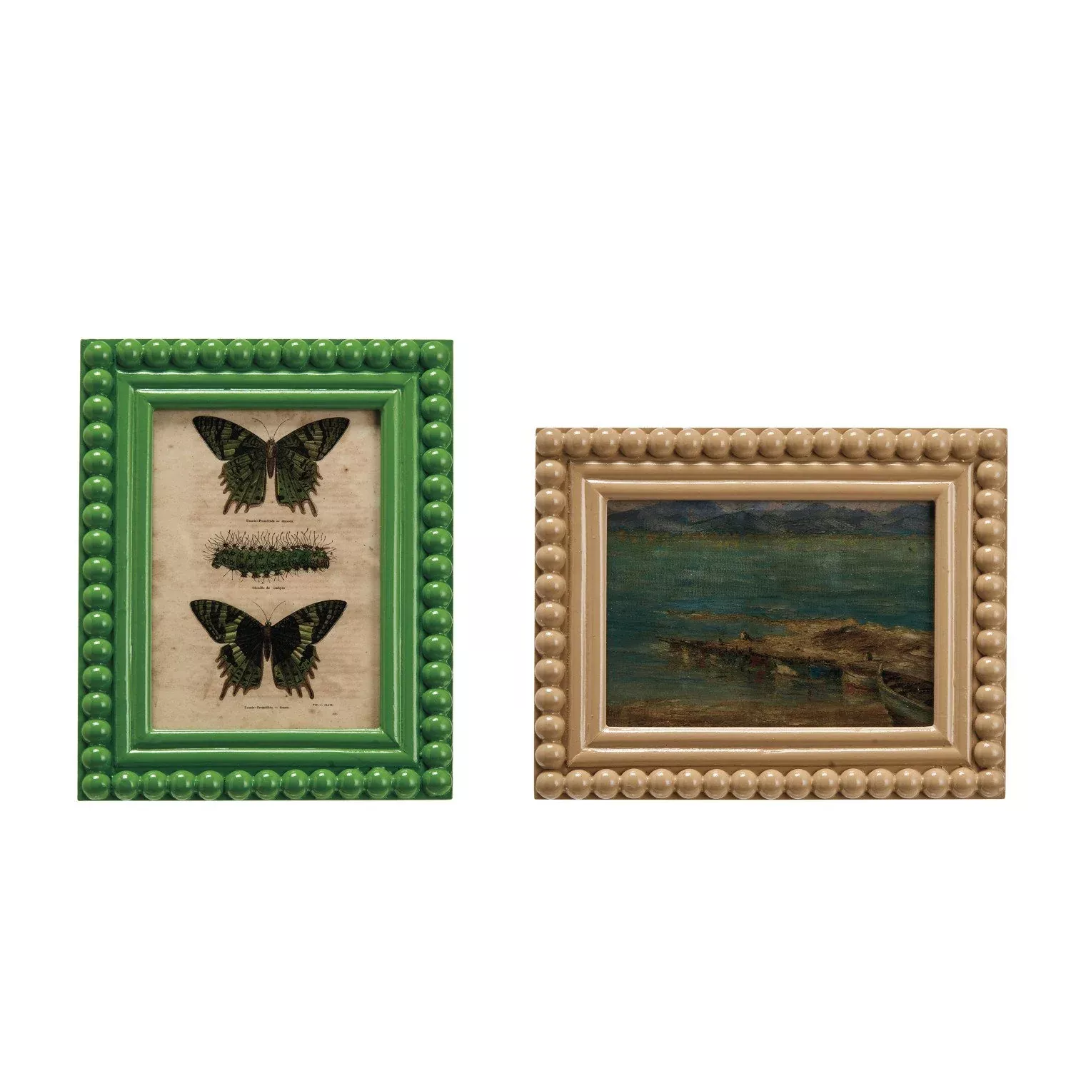 Creative Co-op - Picture Frame with Vintage Reproduction Image