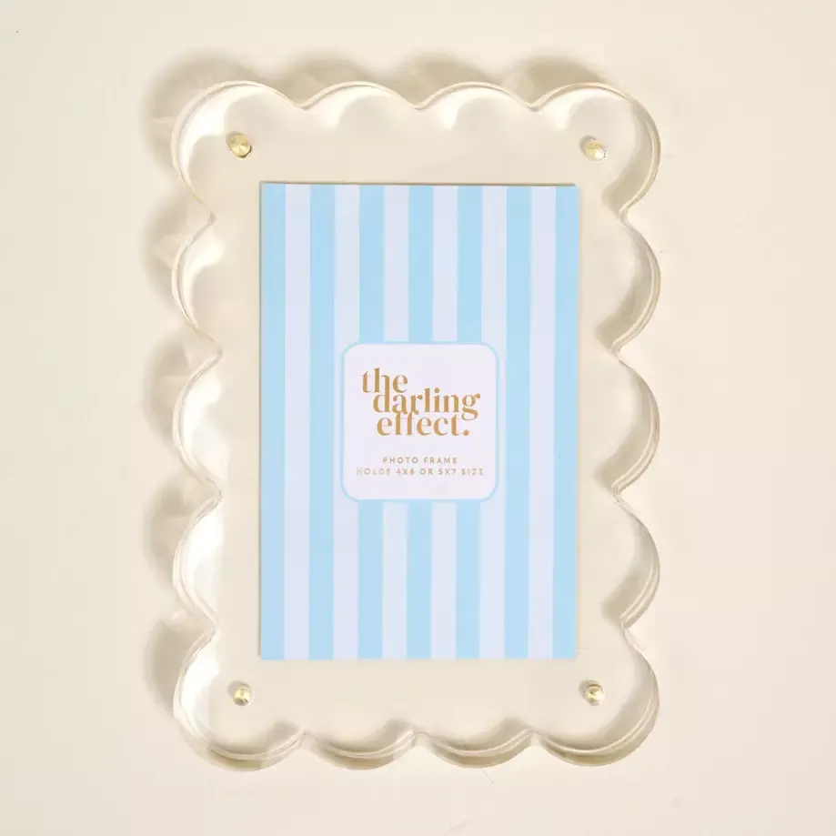 The Darling Effect - Rectangle Acrylic Frame, Clear