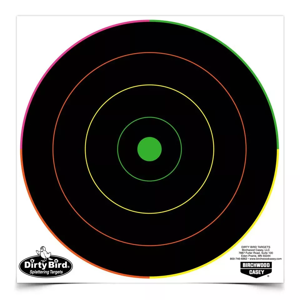 Dirty Bird 8" Multi-Color Bull's Eye Target