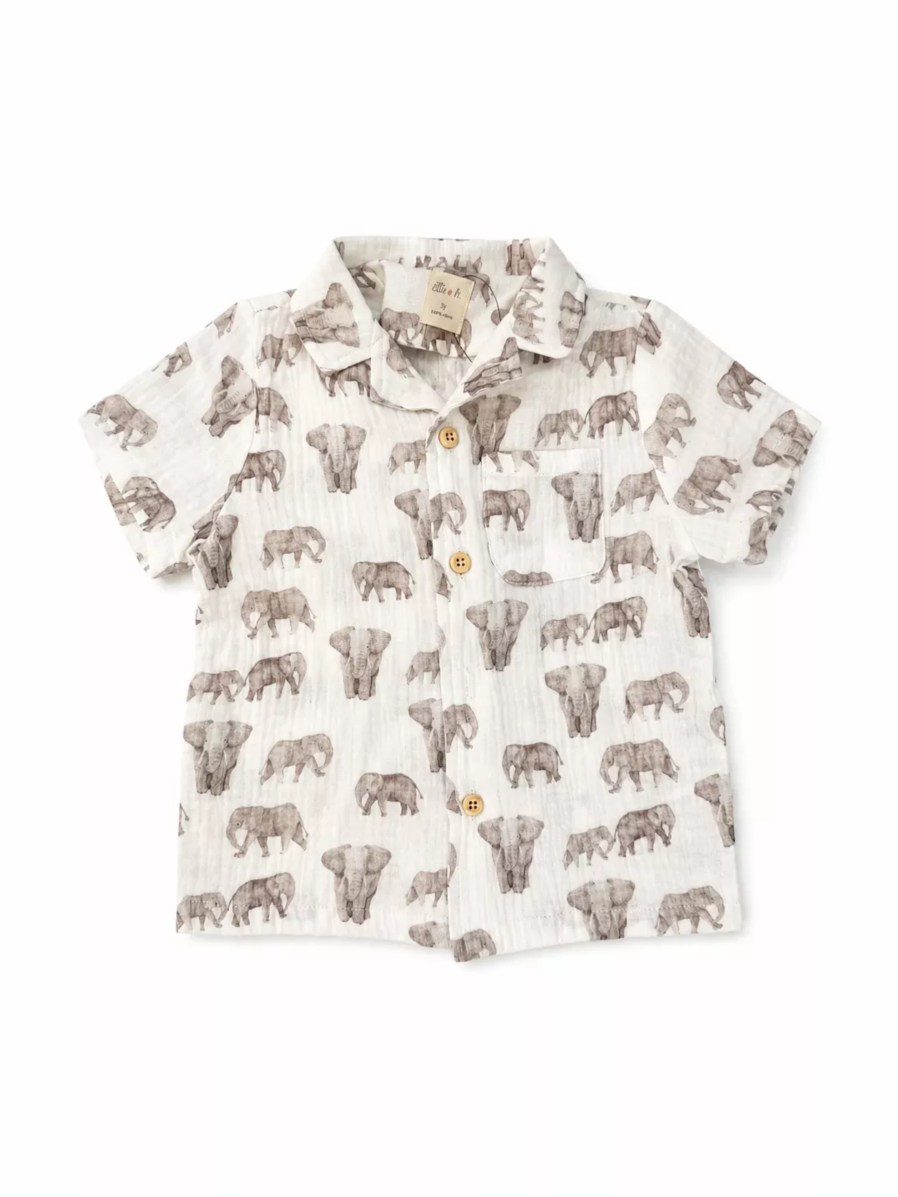 Elephant Button Up