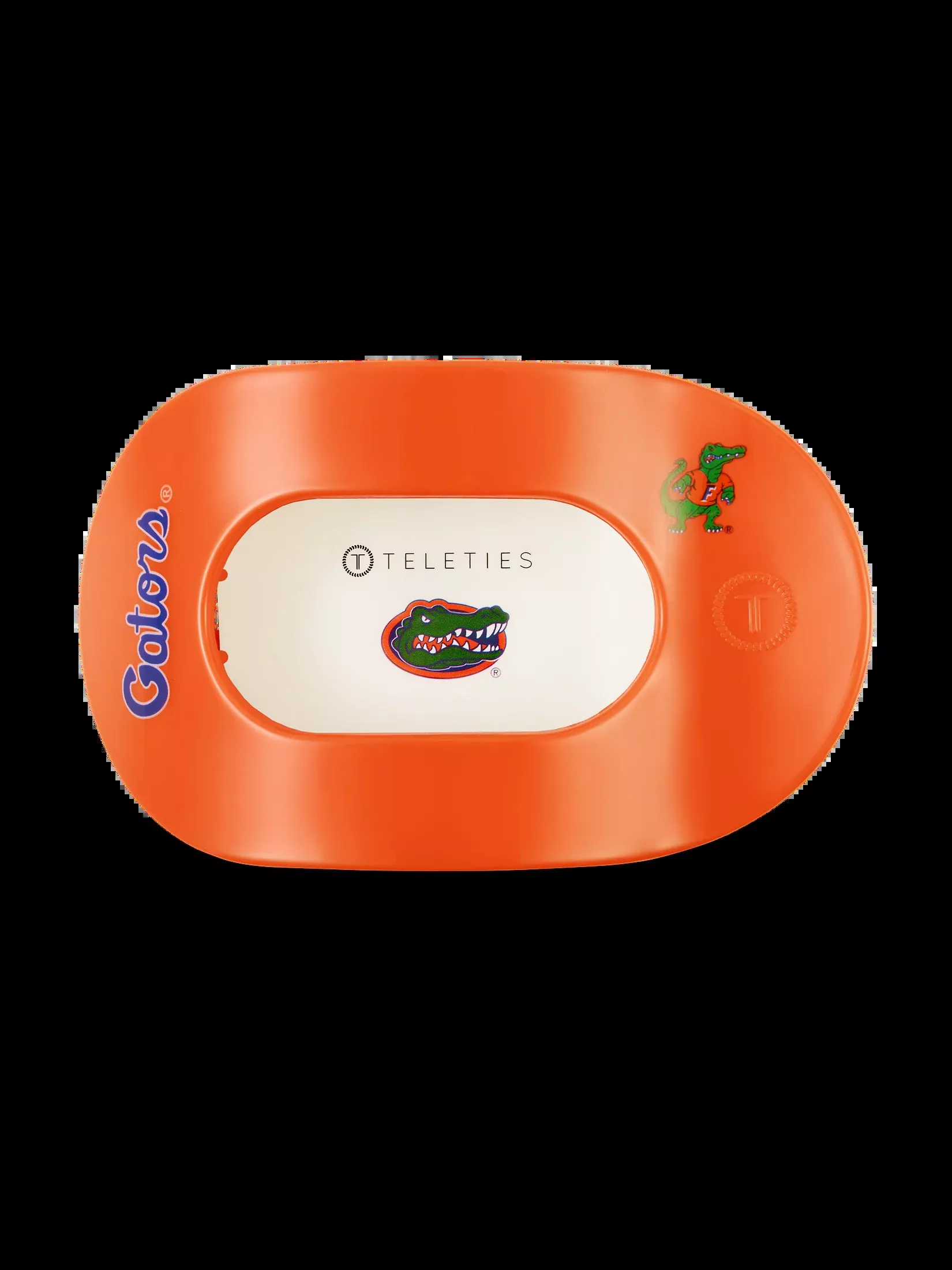 Flat Round Hair Clip | Large | Go Gators!