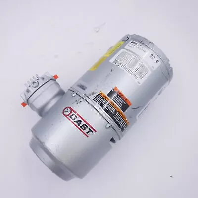 GAST/Maraton Electric 1/4HP Compressor/Vacuum Pump, 1/4 NPT, 115V, 60Hz, 1725RP