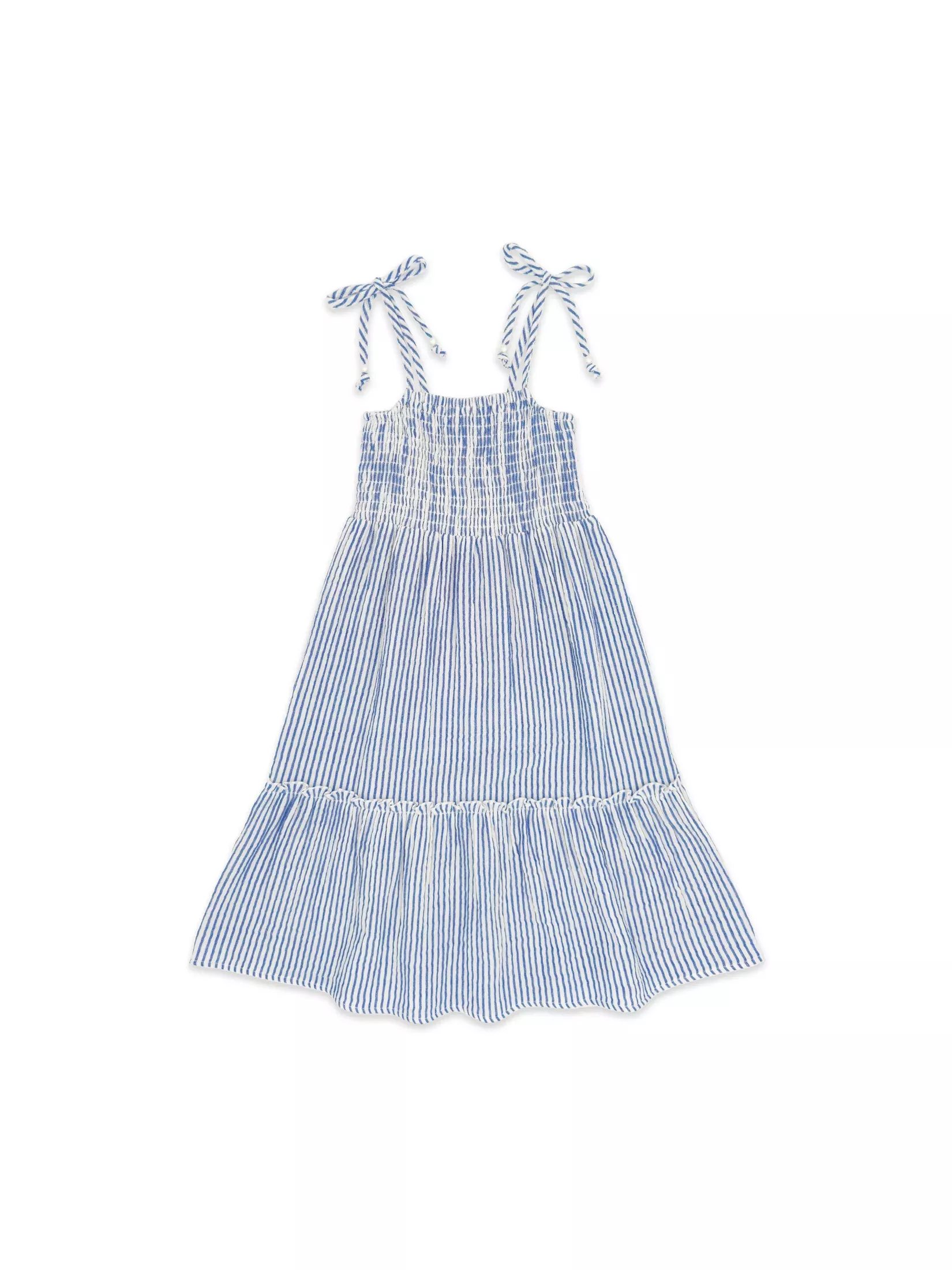 harper dress - marina blue