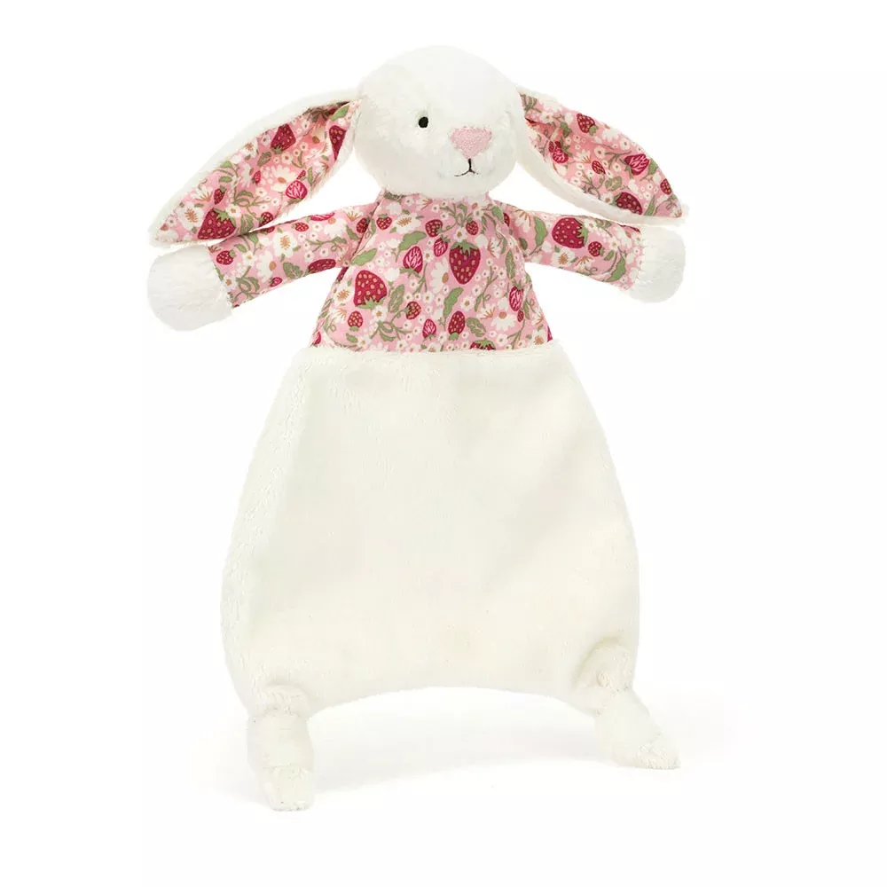 Jellycat - Bashful Bunny Comforter Plush Toy, Berry
