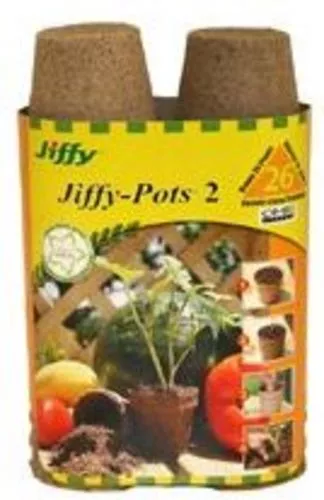 Jiffy 5214 Peat Pots, 2", Round