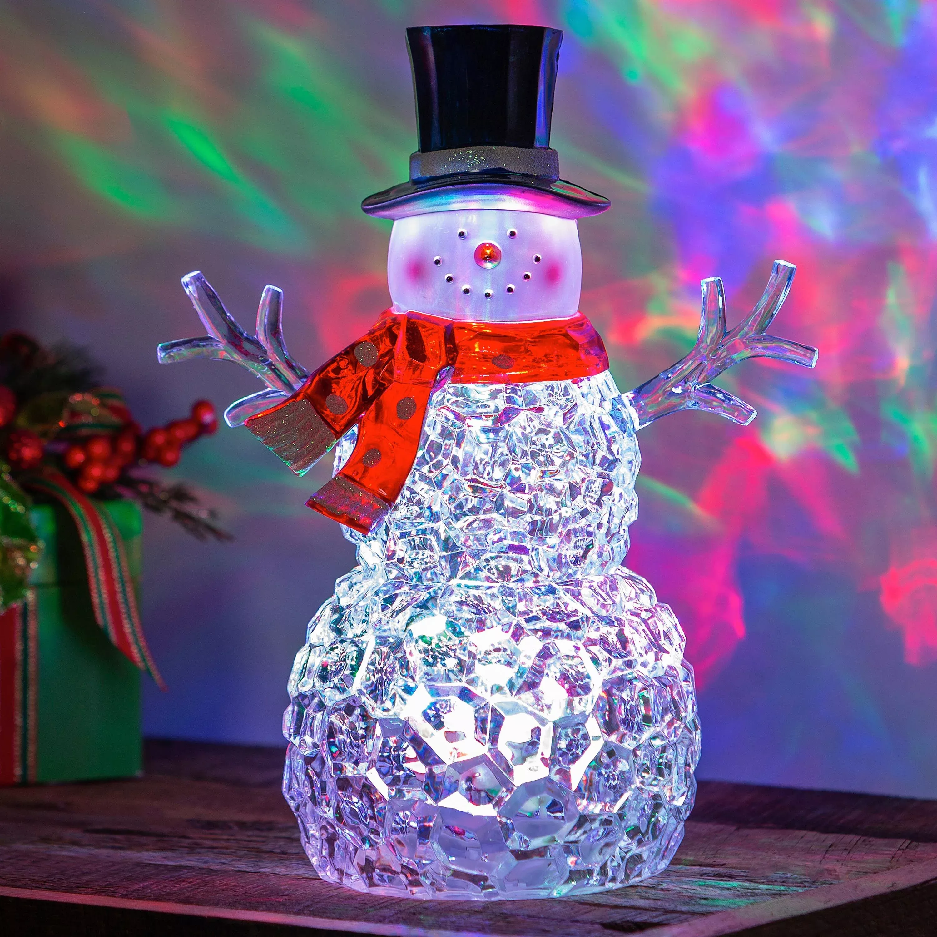 LED Tabletop Snowman