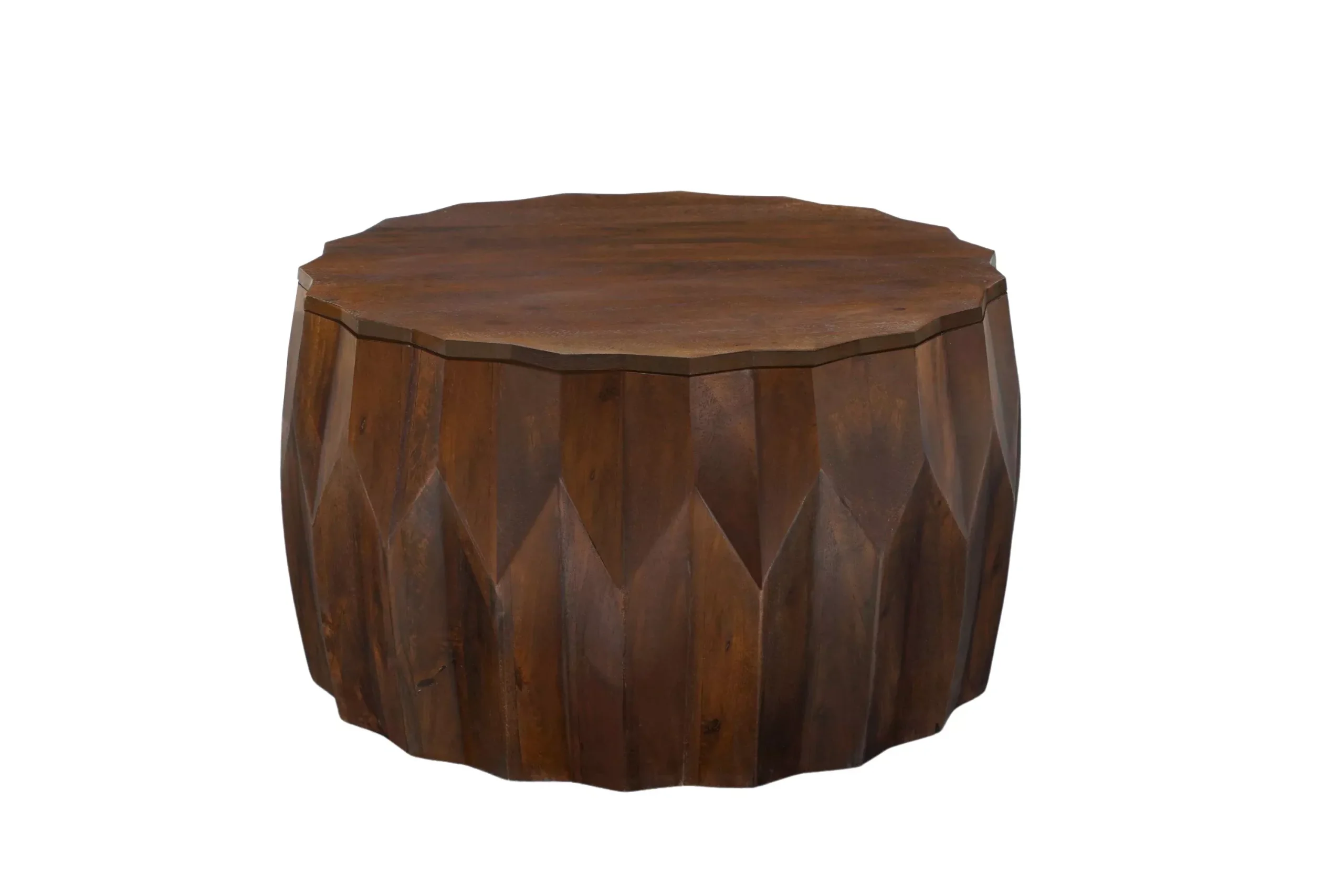 Lina Diamond Coffee Table, Walnut