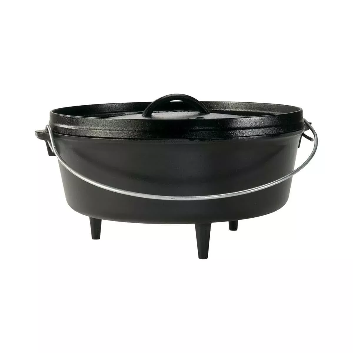 Lodge Cast Iron Camp Dutch Oven - 6 Quart