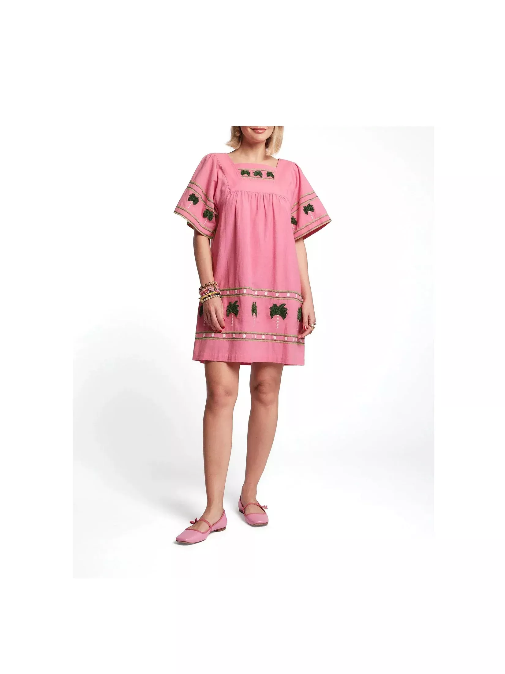 Picnic Mini Palm Tree Dress