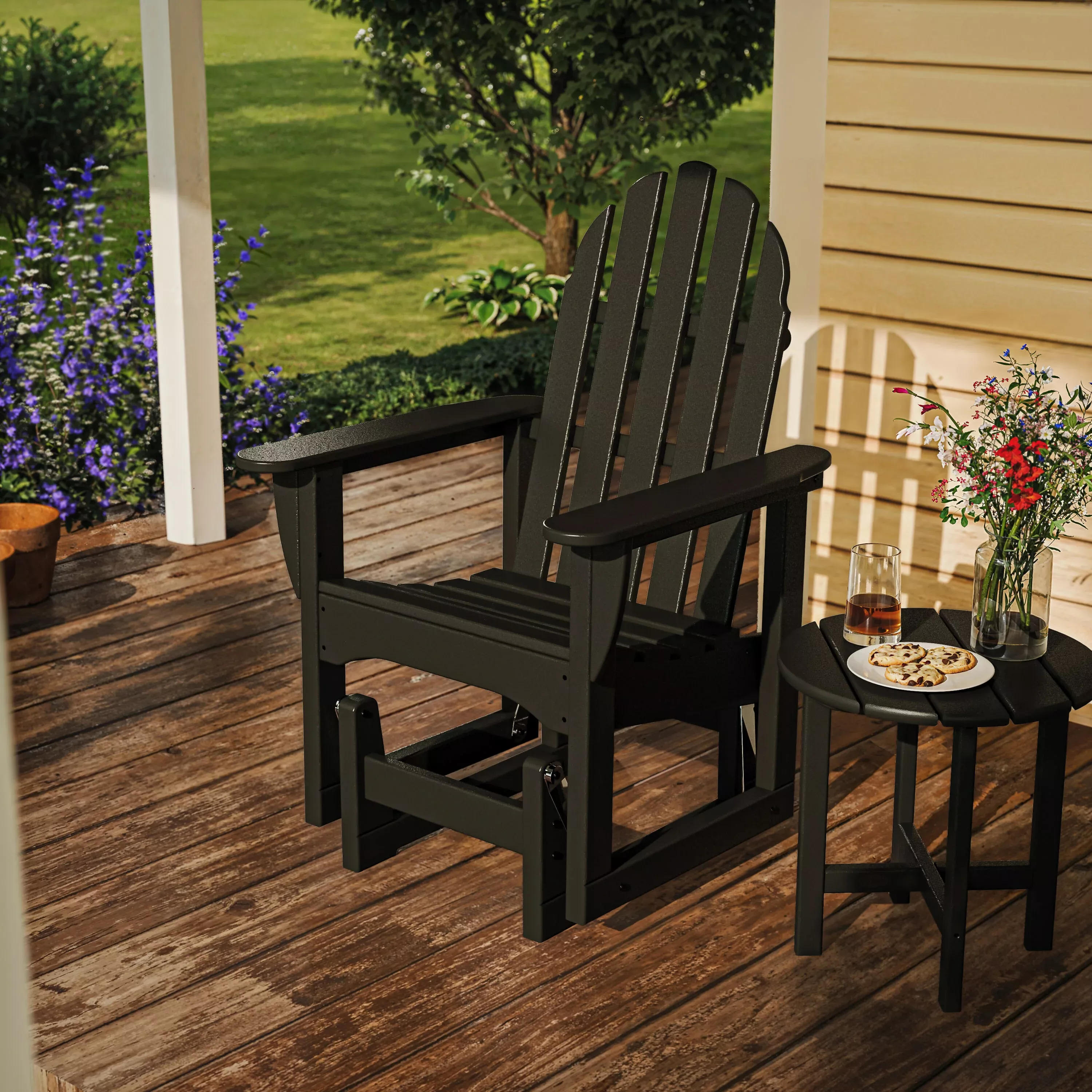 POLYWOOD Classic Adirondack Glider Chair