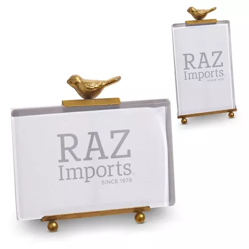 RAZ Imports - Gold Bird Picture Easel