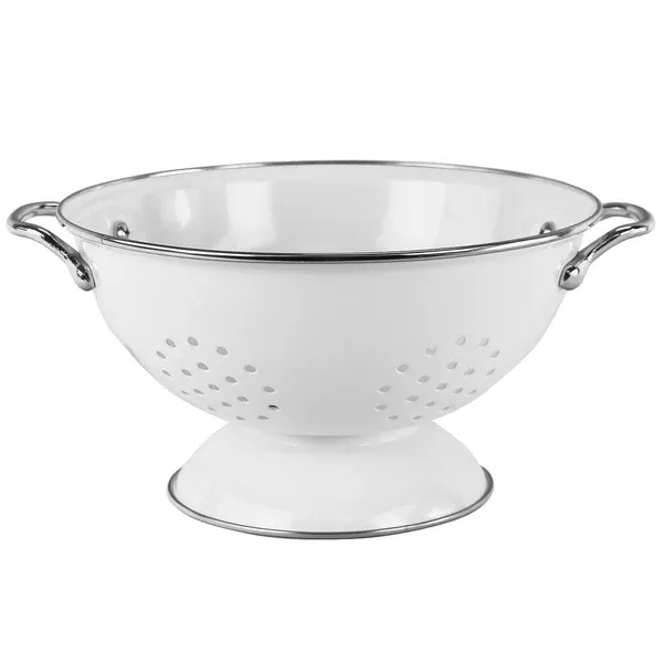 Reston Lloyd Enamel Coated 1 Qt Colander - White