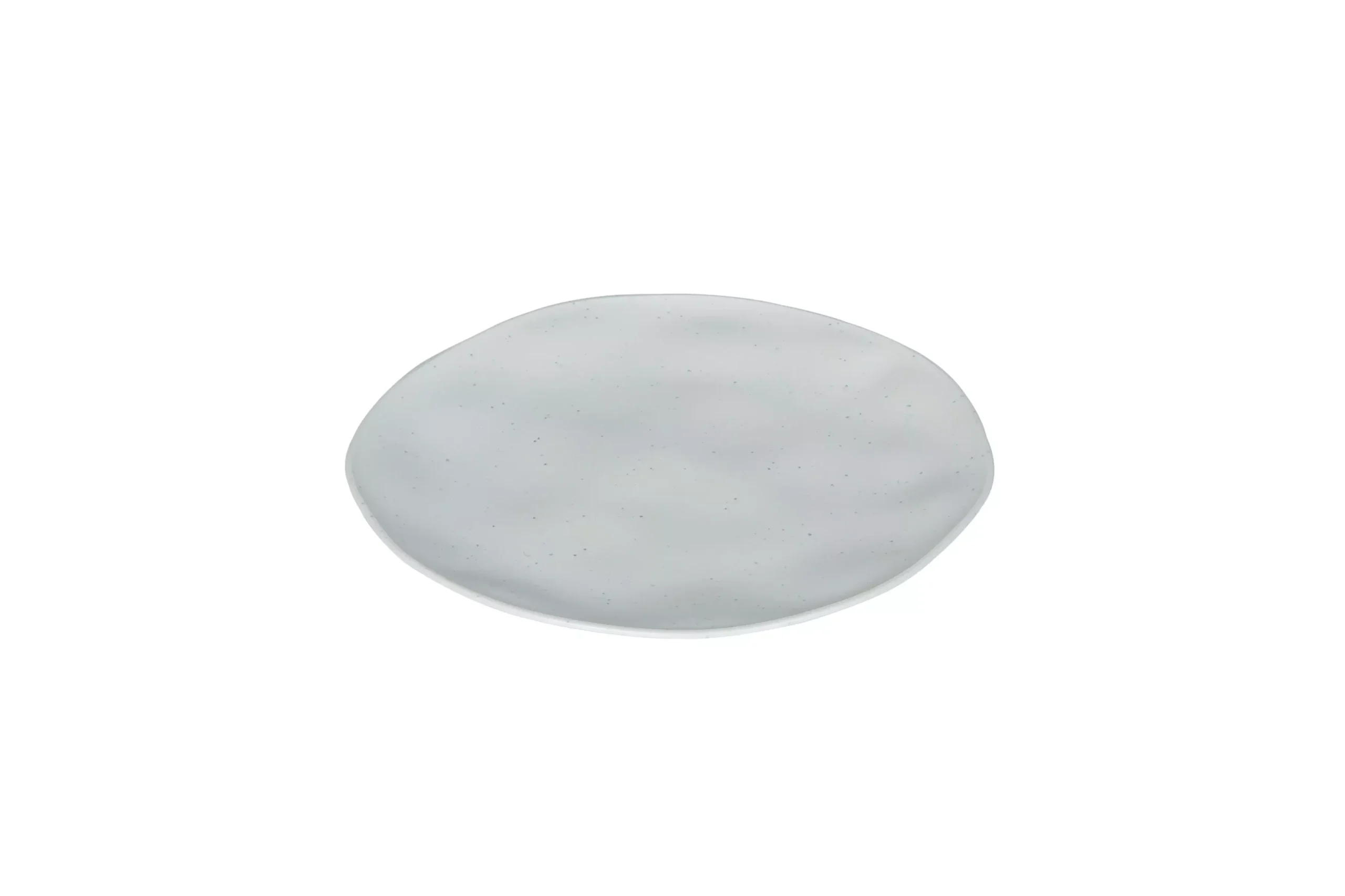 [ Set of 24 ] Koska White medium plate 27 cm | 10.6 Inch