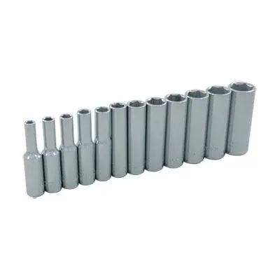 Socket Set - Gray Tools 12-Piece 6 Point Metric 1 /4