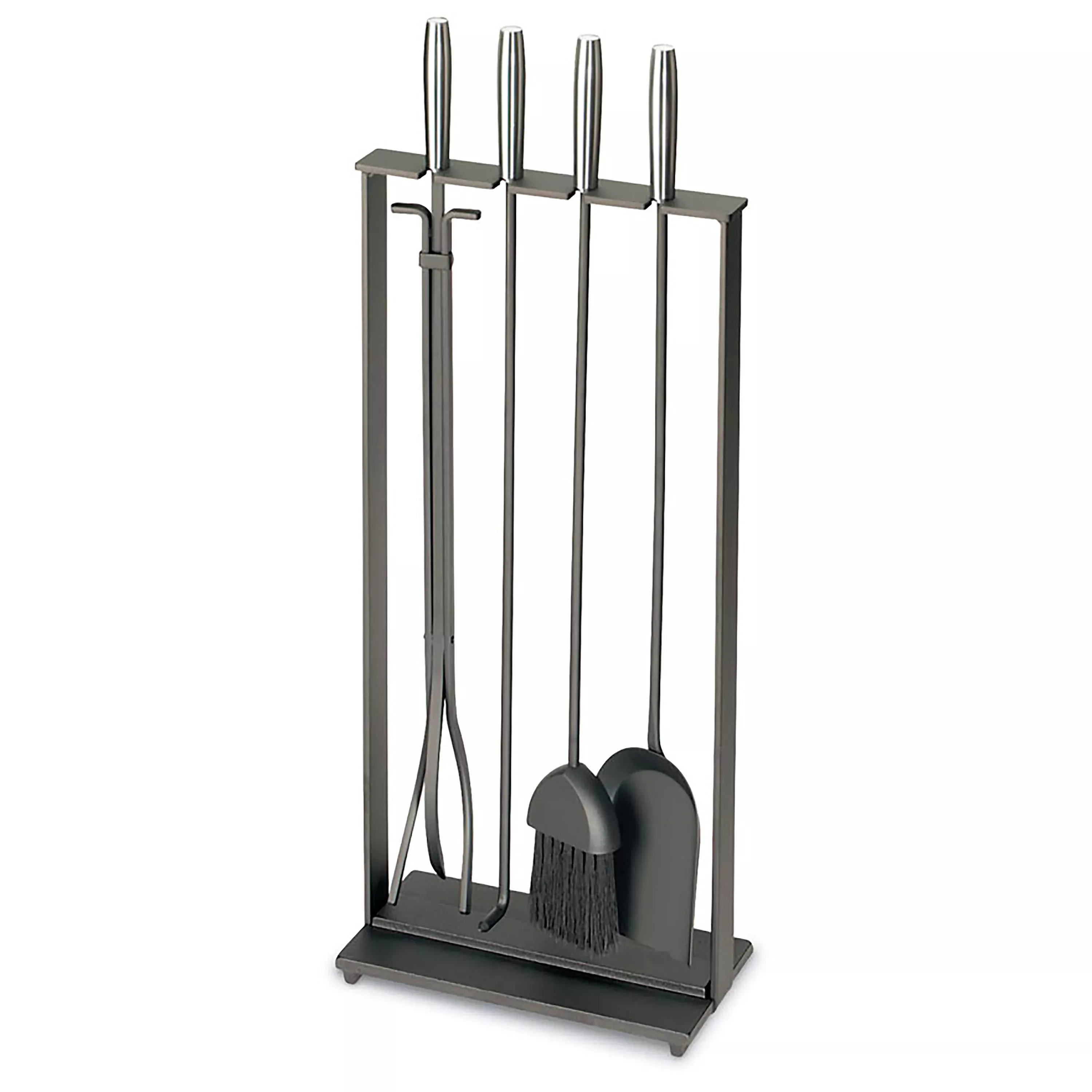 Solid Steel Soldiered Row Modern Fireplace Tool Set