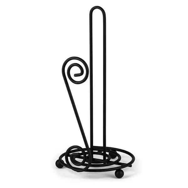Spectrum Scroll Paper Towel Holder - Black