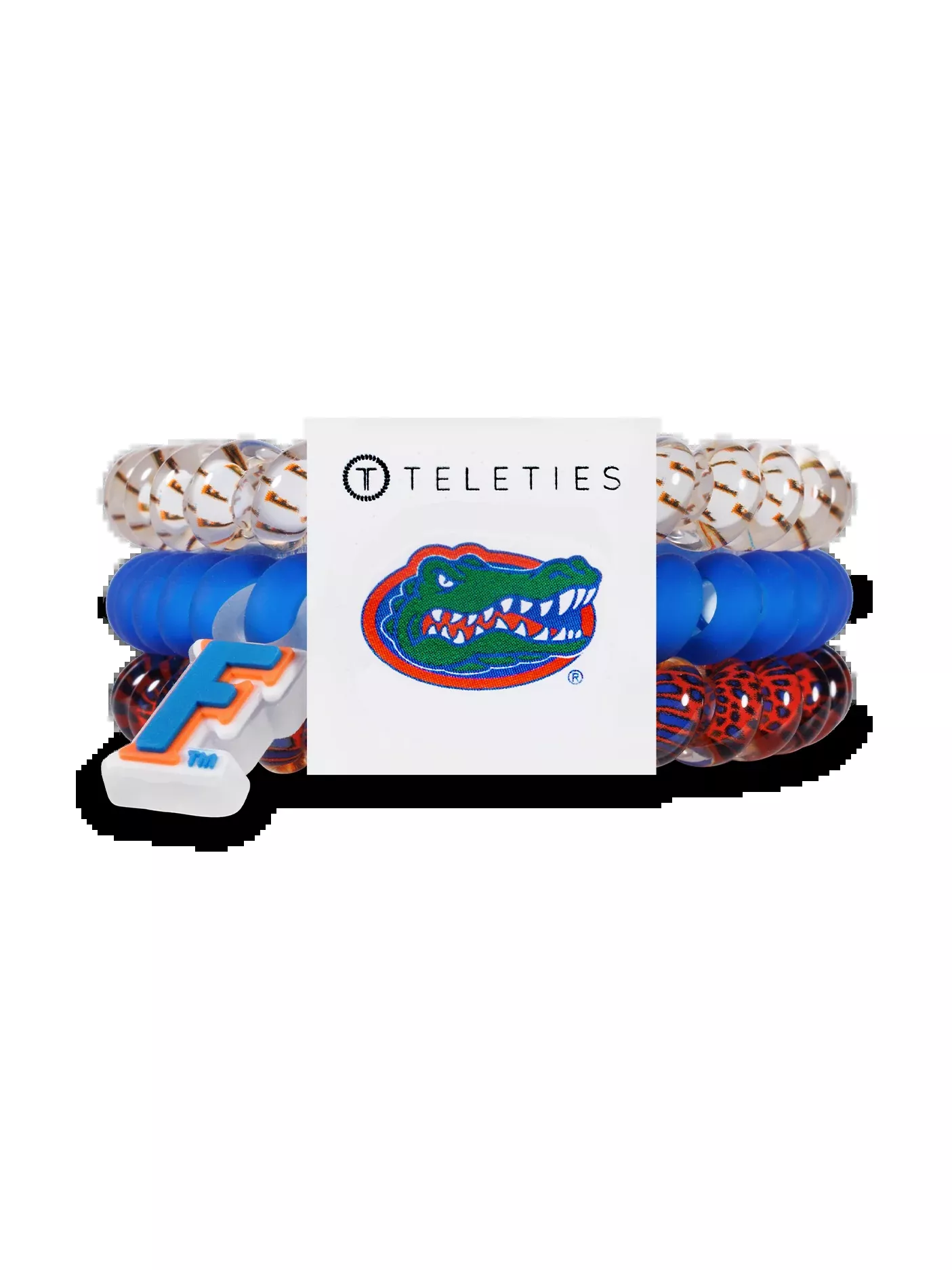 Spiral Hair Coils | Small | Go Gators! Hair Ties