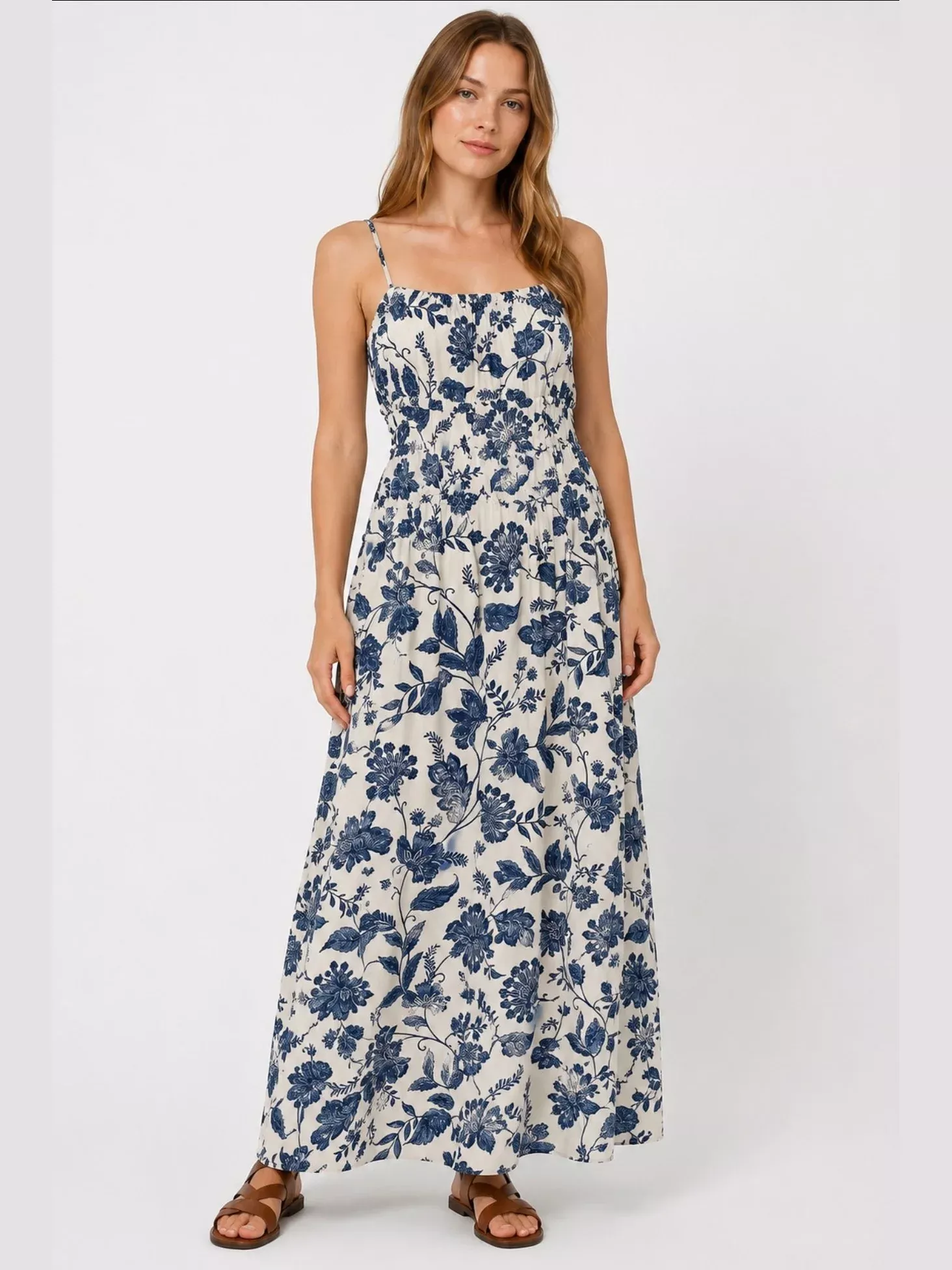 Tanella Dress - Blue Floral