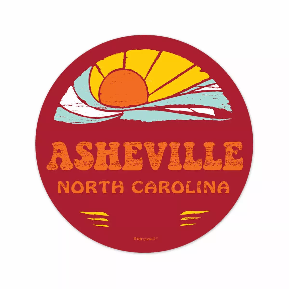 TGT Asheville Flashback Sticker