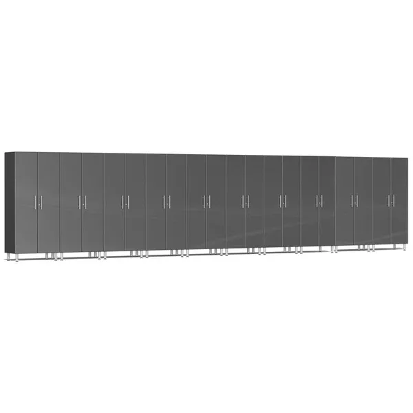 Ulti-MATE Garage 2.0 Series Grey Metallic 10-Piece Tall Cabinet Set