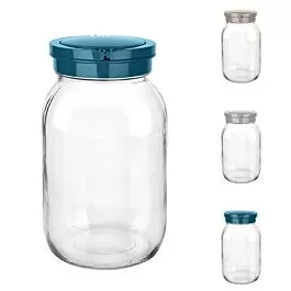 Wholesale Large Glass Jars – 1.3 Gal Container | 4 pcs