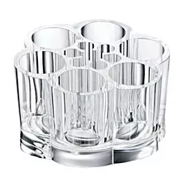 Wholesale Makeup Organizers – 7-Compartment Brush & Lipstick Holder | 24 pcs