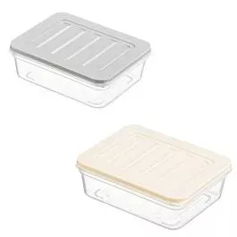 Wholesale Plastic Freezer Containers with Lids – 20 oz Rectangular | 48 pcs