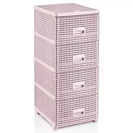 Wholesale Plastic Storage Drawers - Pink Knit Design Organizer