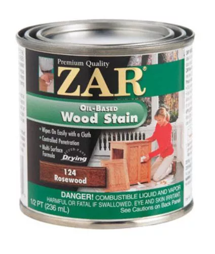 Zar 12406 Oil Based Wood Stain 1/2 Pint